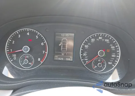 2012 Volkswagen Passat Se z USA, uszkodzony, nr VIN 1VWBH7A3XCC066865